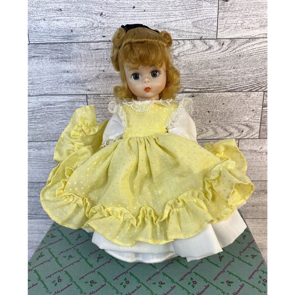 Madame Alexander Doll Alexanderkins Little Women Amy in Yellow Dress Box #781